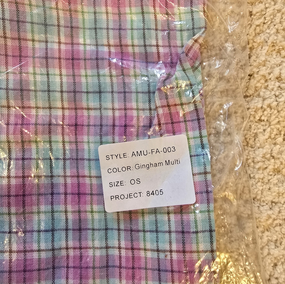 NEW Amanda Uprichard Sweet Heart Apron in Pink & Blue Plaid - A PERFECT GIFT! - Picture 7 of 7